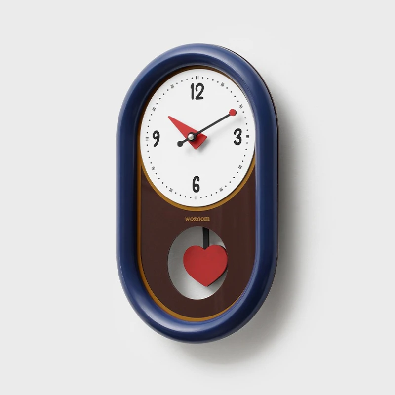 Nordic Wall Clocks Bedroom Silence Wall Watch Living Room Creative Swing Clock Entrance Hall Modern Decorative Ornaments