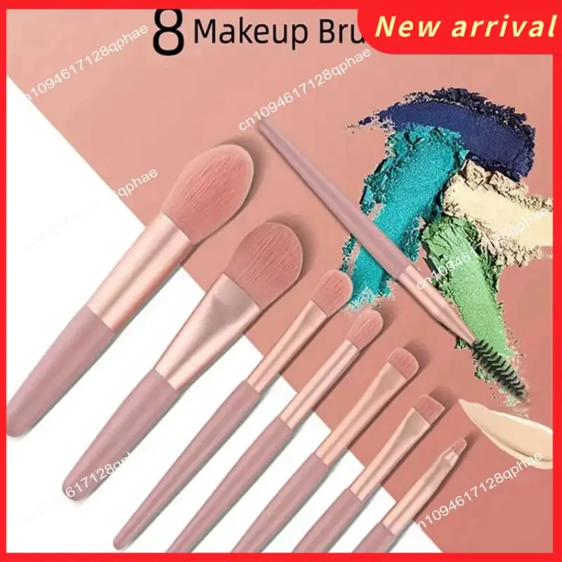 N89R Профессиональная кисть для макияжа из 8 предметов с сумкой для хранения, которая необходимая красота при путешествиях и выходе