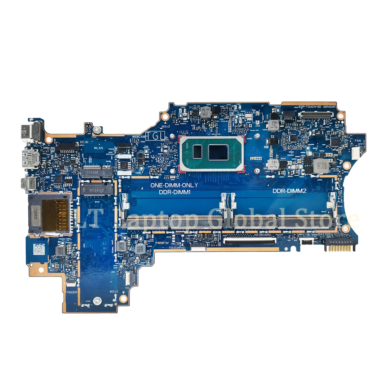 Motherboard Motherboard Notebook untuk HP X360 14-DW M21492-601 Laptop M21493-601 Mainboard CPU I3 I5 I7 11th Gen