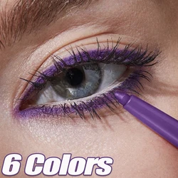 Quick-drying Purple Eyeliner Pencil Waterproof Black Brown Eyeliner Gel Pen Lasting Smooth Not Blooming Korean Makeup Cosmetics