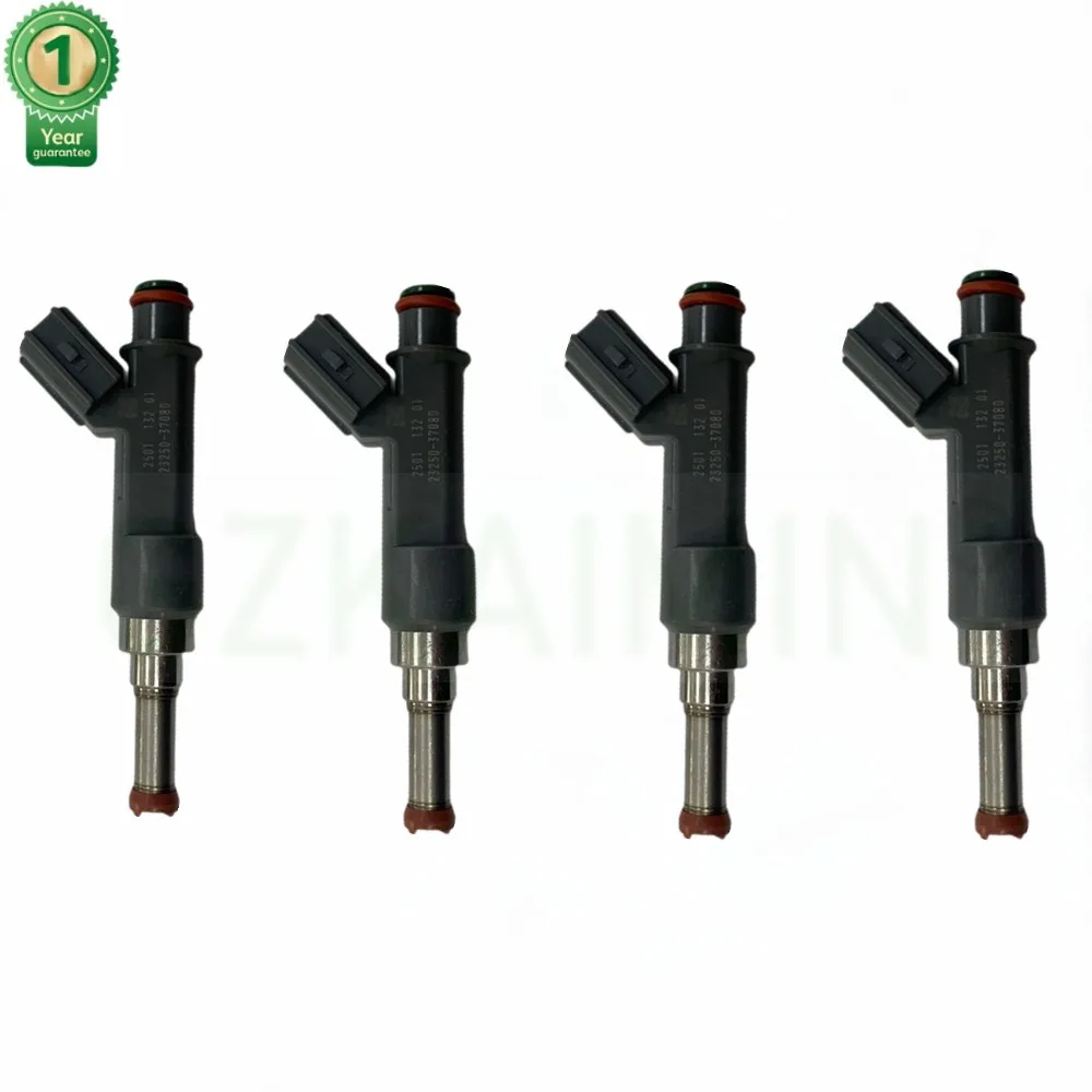 4pcs Fuel Injector OEM 23250-37080 For Hybrid 90kw For Japan Car 2016 PRIUS