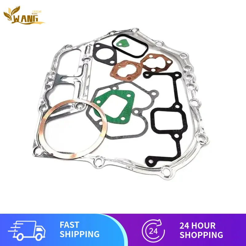 KM186F Gasket FOR KIPOR 5KW KDE6500 KDE6700TA 186F The Air-Cooled Diesel Engine micro Tillage Machine Full Gaskets