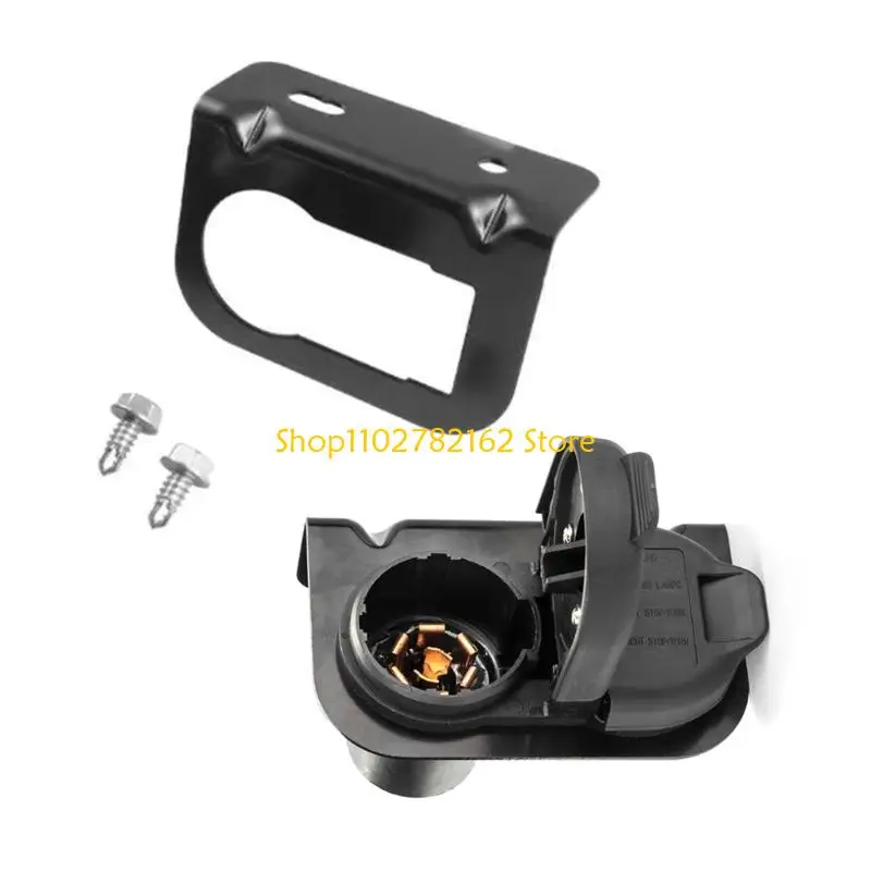 

547B Quick Install 4 7 Pin Truck Trailer Cable Socket FU5Z-14489-A for F150 F250 F350