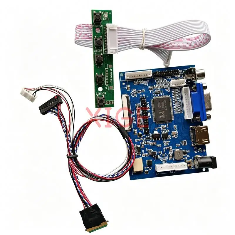 Drive Board Fit CLAA156WA15A CLAA156WB13A CLAA156WB11A CLAA156WA11A 1366*768 Laptop Screen 1366x768 LVDS-40 Pin AV+HDMI+VGA Kit