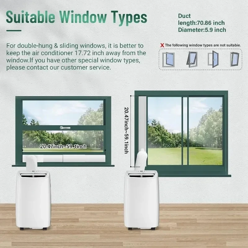 Climatiseurs portables, refroidissement, aquarelle, mode ventilateur, adaptés aux pièces compactes, climatiseur