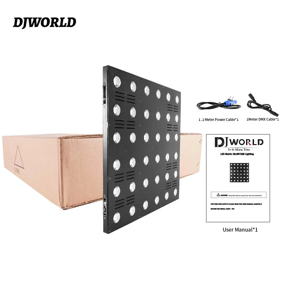 

Professional DJ Lighting 36x9W RGB Matrix Panels DMX Stage Light Soundlights Effect For Disco Party Dance Floor Clubs Wedding