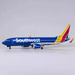 20cm scale Southwest Airlines B737 Alloy Finished Aircraft Simulation Model Static Decoration Souvenir Gifts For Adult Boy