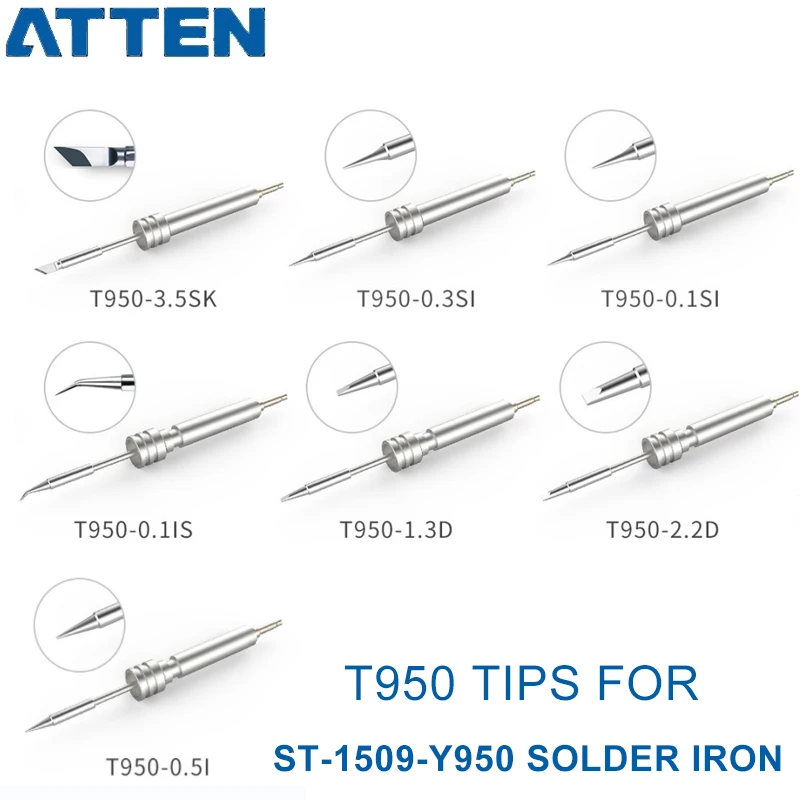 ATTEN ST-1509 9150 Y950 series soldering iron tip T950 series