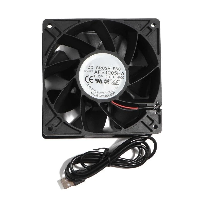 L4MD USB CPU Cooler Radiator 120 мм DC5V 120x120x25mm Computer PC вентилятор 12CM