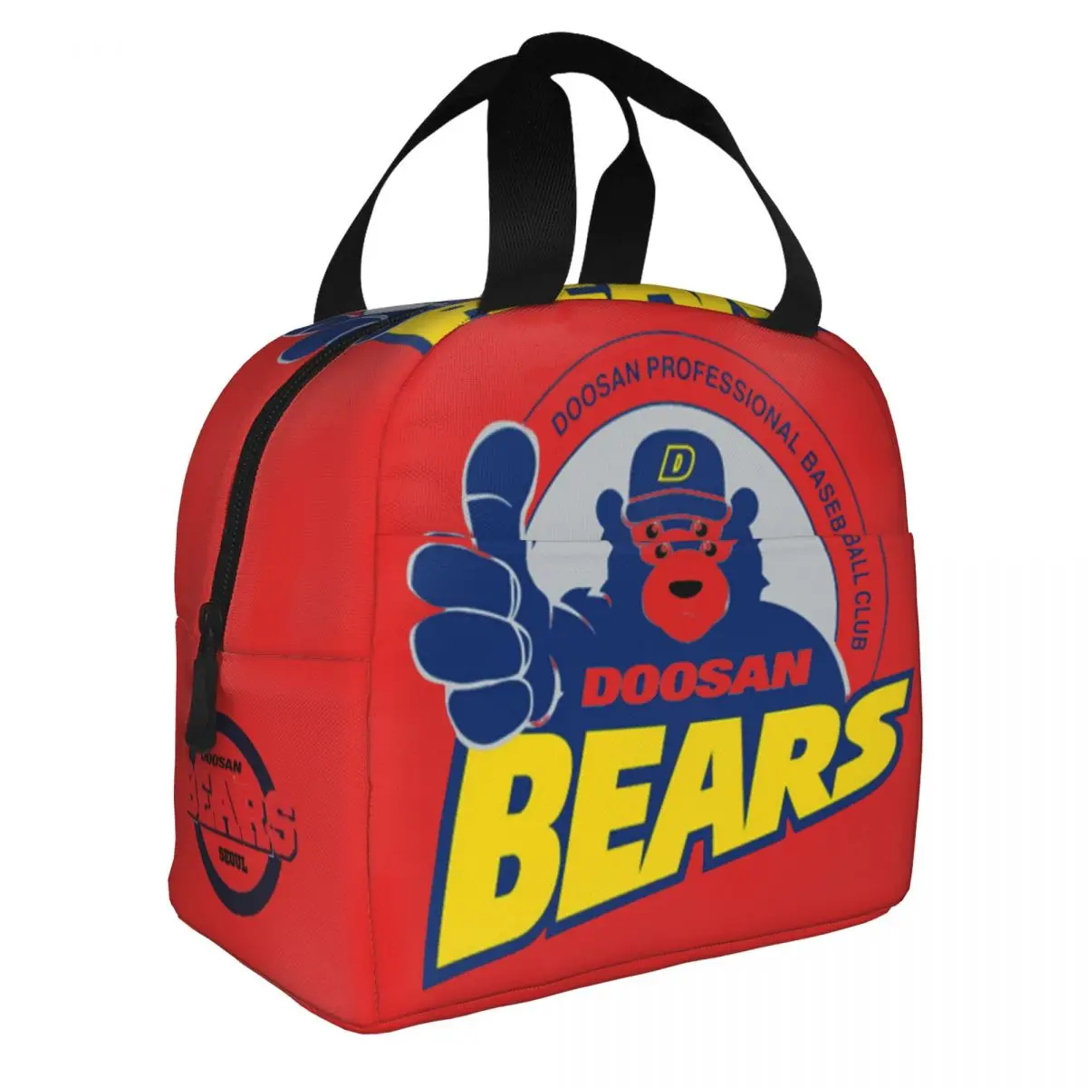 Hot-Sale-Doosan-B-Bears Insulated Lunch Bags Thermal Bag Reusable Leakproof Tote Lunch Box Food Storage Bags School Outdoor