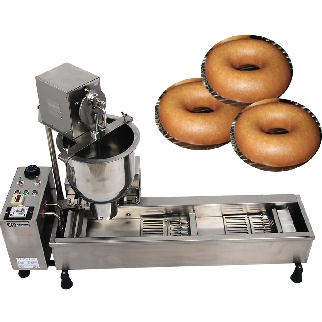 Commercial Automatic Donuts Machine, Stainless Steel Doughnuts Making Machine, Donuts Cake Maker, 300-800 PCs, 110V, 220V, 3000W