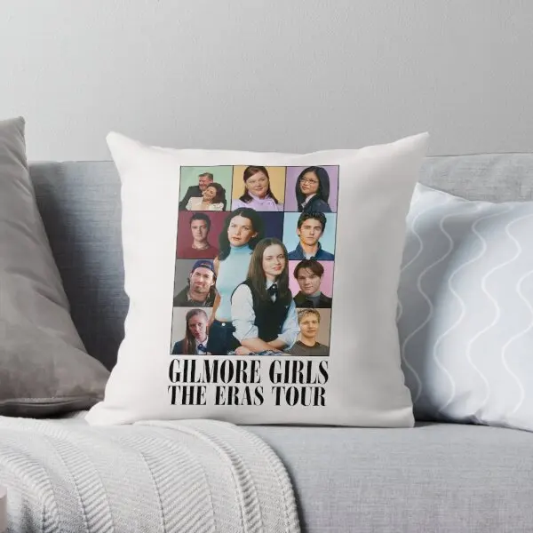 The Eras Tour Gilmore Girl Stars Hollows  Printing Throw Pillow Cover Hotel Office Wedding Bed Sofa Pillows not include One Side