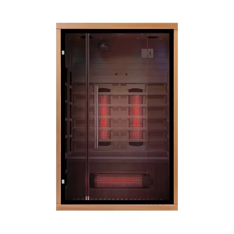 Sell indoor far-infrared household sauna for 2 people, high-quality indoor leisure, entertainment and relaxation sauna