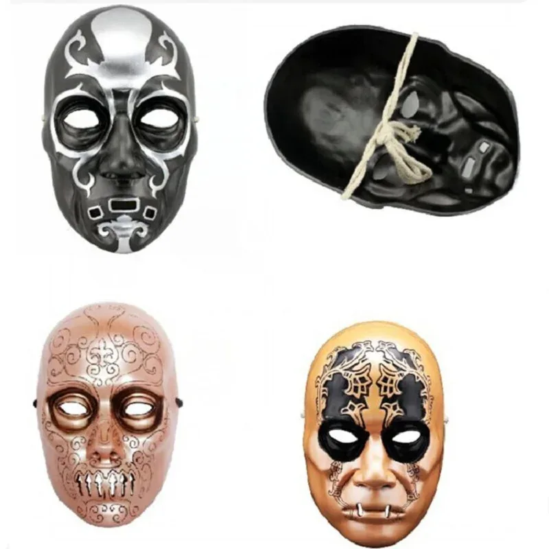 

Halloween Persona Adult Harry Death Eater Lucius Malfoy Mask Scary Halloween Bar Party Prop Masks Decorative supplies