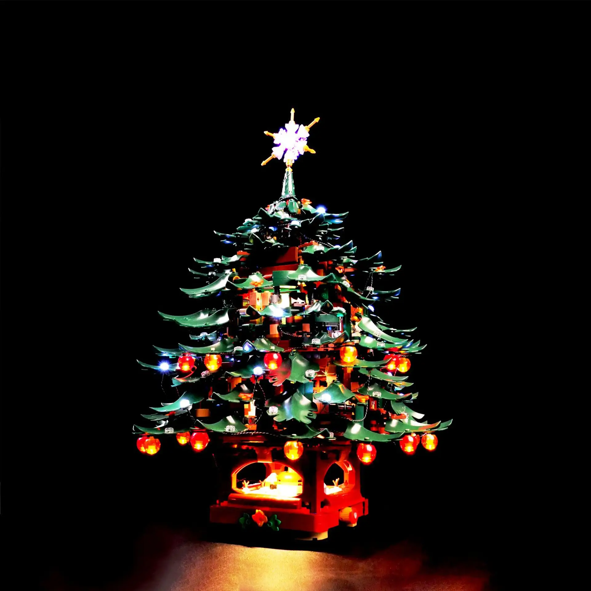 LED Lighting Kit Compatible with Lego 41843 Christmas Tree Building Blocks (NOT Include The Model Bricks)
