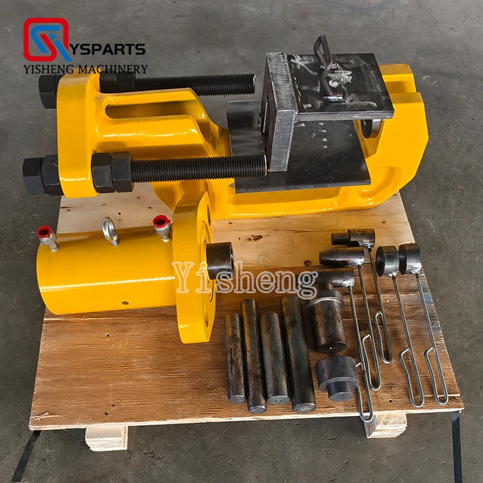 100T 150T New C-type Portable Track Link Press Manual Type Hydraulic Master Pin Press for Bulldozer and Excavator