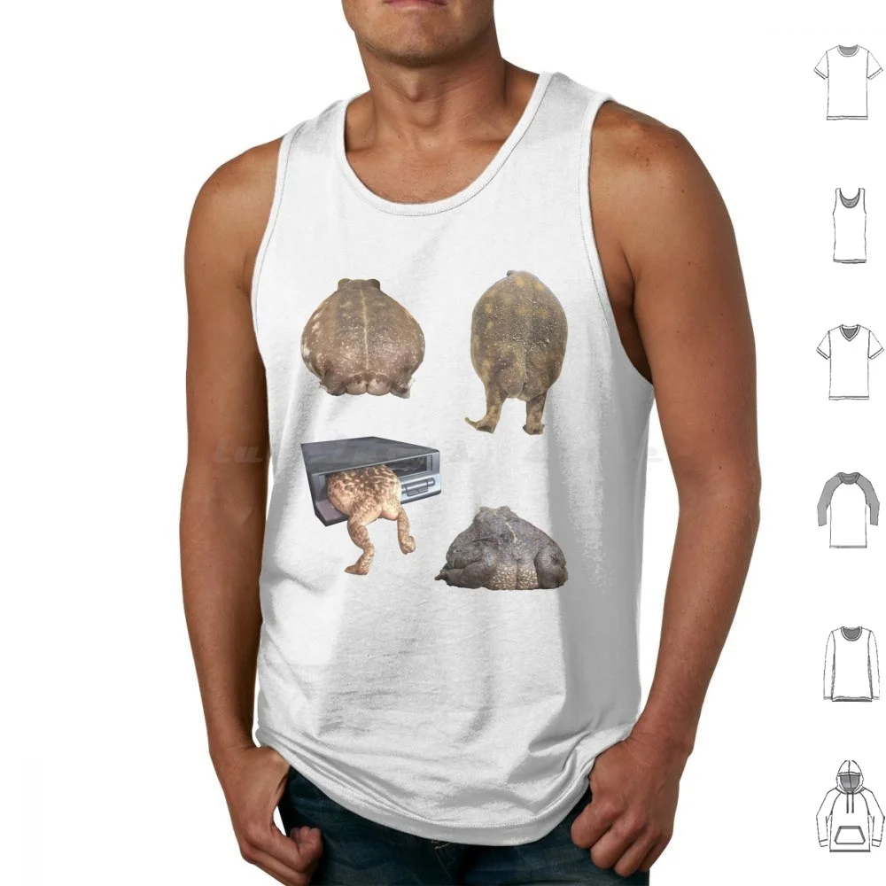 

Frog Butts Cursed Meme Tank Tops Print Cotton Webcore Cursed Images Cursed Memes Oddly Specific Impractical Jokers