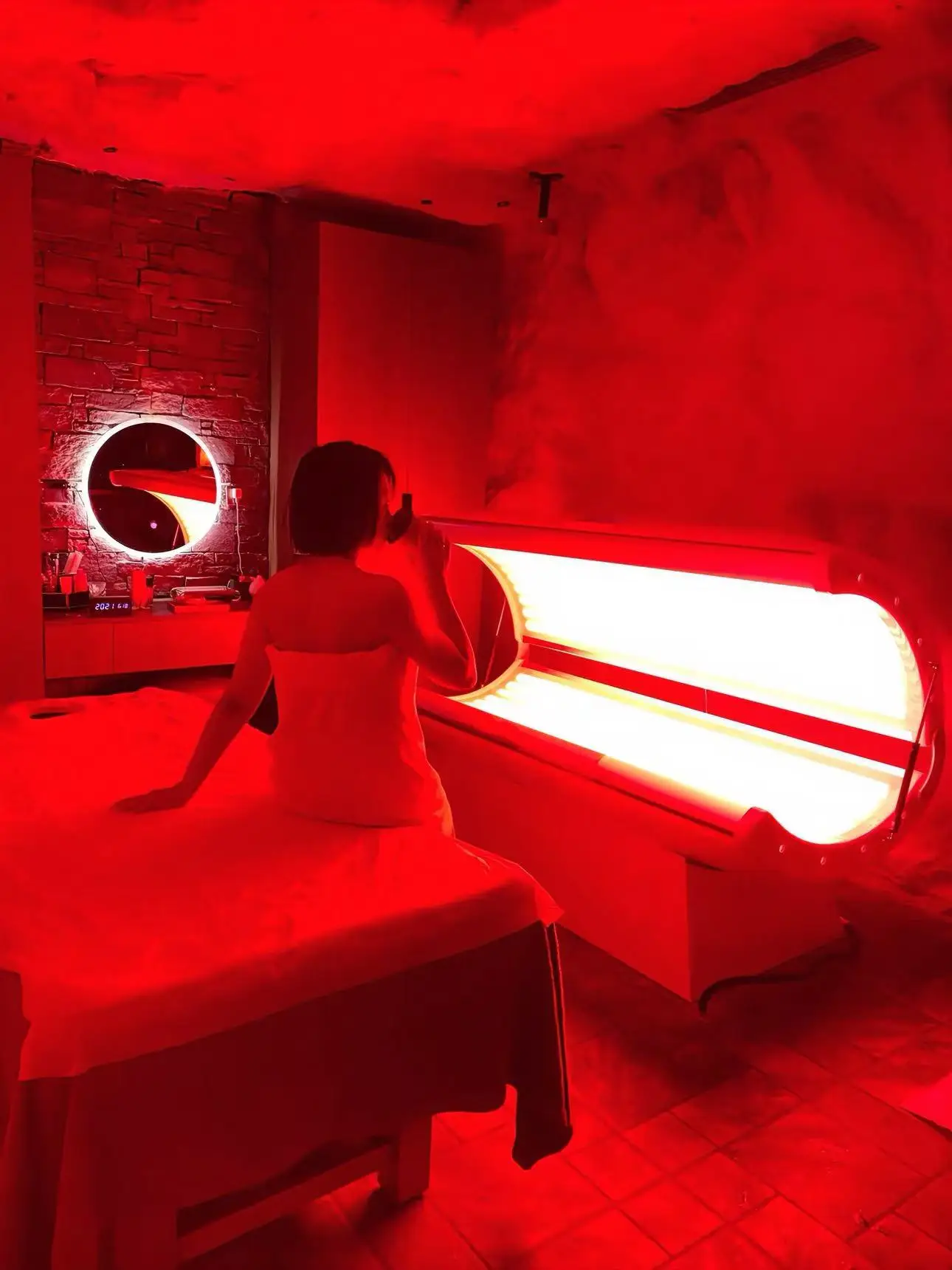 SLyric Red Light Therapy Bed Beauty Skin Whitening Therapy Collagen Spa Bed Commercial Sauna Chamber Full Body Skin Rejuvenation