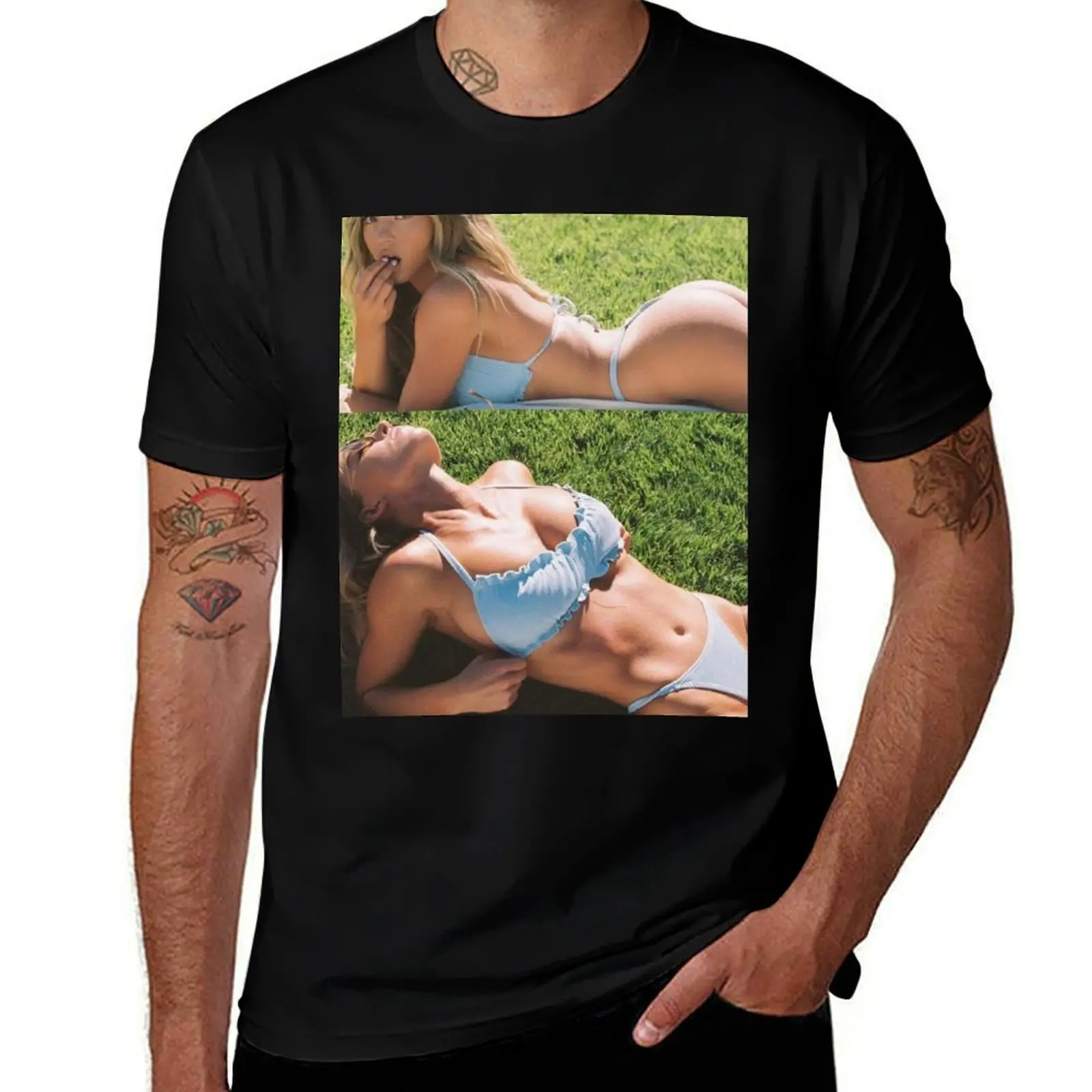 sydney sweeney Sexy T-Shirt Lightweight Cooling Short Sleeve Tee T-Shirt