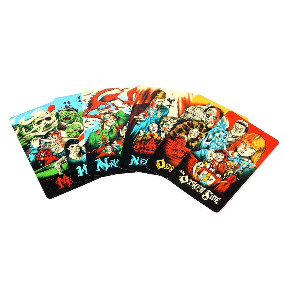

50Pcs/Set Classic Horror Oracle Tarot Cards Family Party Prophecy Divination Board Games English Playing Cards