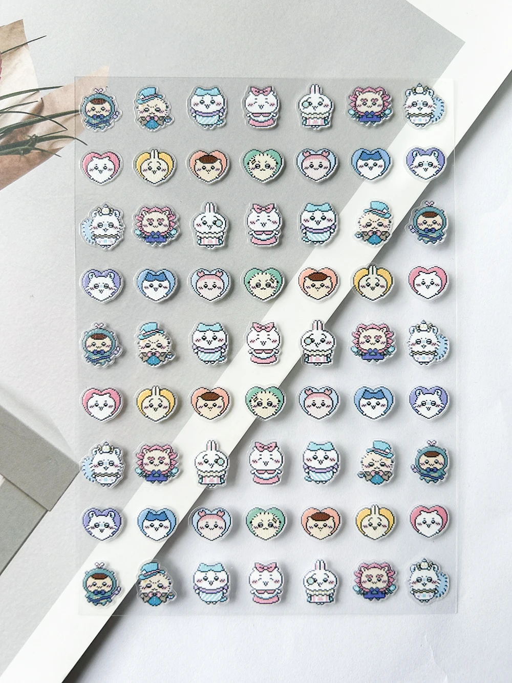 

Cute Jiikawa Usagi Pvc Mini Stickers Nail Art Hachiware Waterproof Customizable Diy Computer Phone Shell Keyboard Nail Stickers