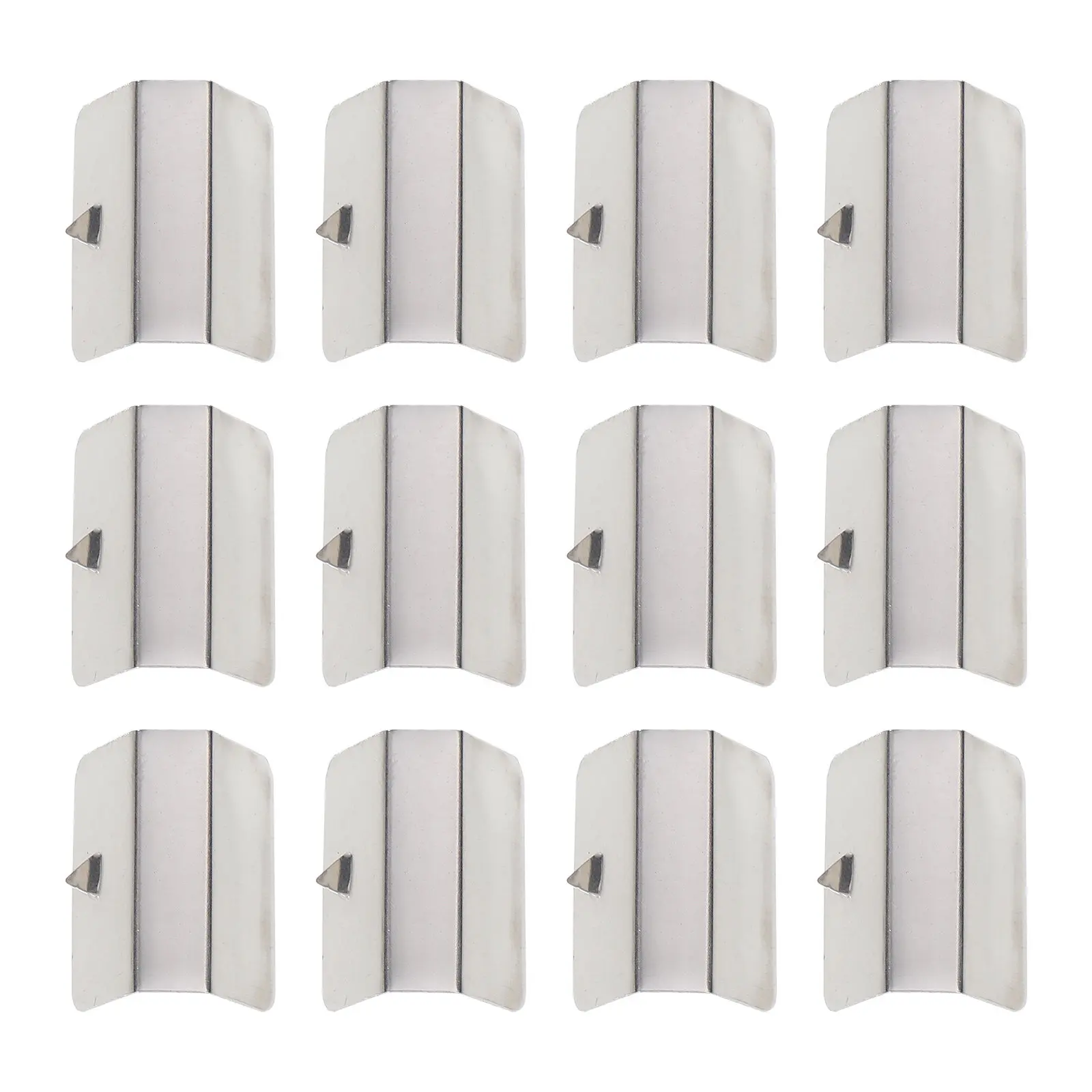 12pcs Windshield Clips Stainless Steel Car Deflector Fixing Retaining Easy Installation Durable Practical Safe Channel Fitting