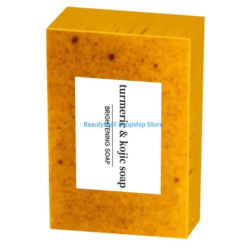 

40JD Turmeric Soap Bar for Face Body Tumeric Soap Smooth Skin Cleansing Natural