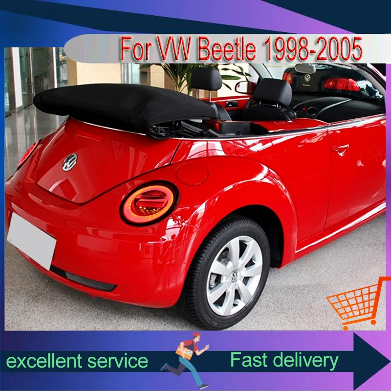 

2 шт. авто фонари для VW Volkswagen Beetle 1998-2005, задний фонарь, подсветка DRL, задний фонарь, светодиодные лампы, инструменты для указателей поворота, автомобильный аксессуар