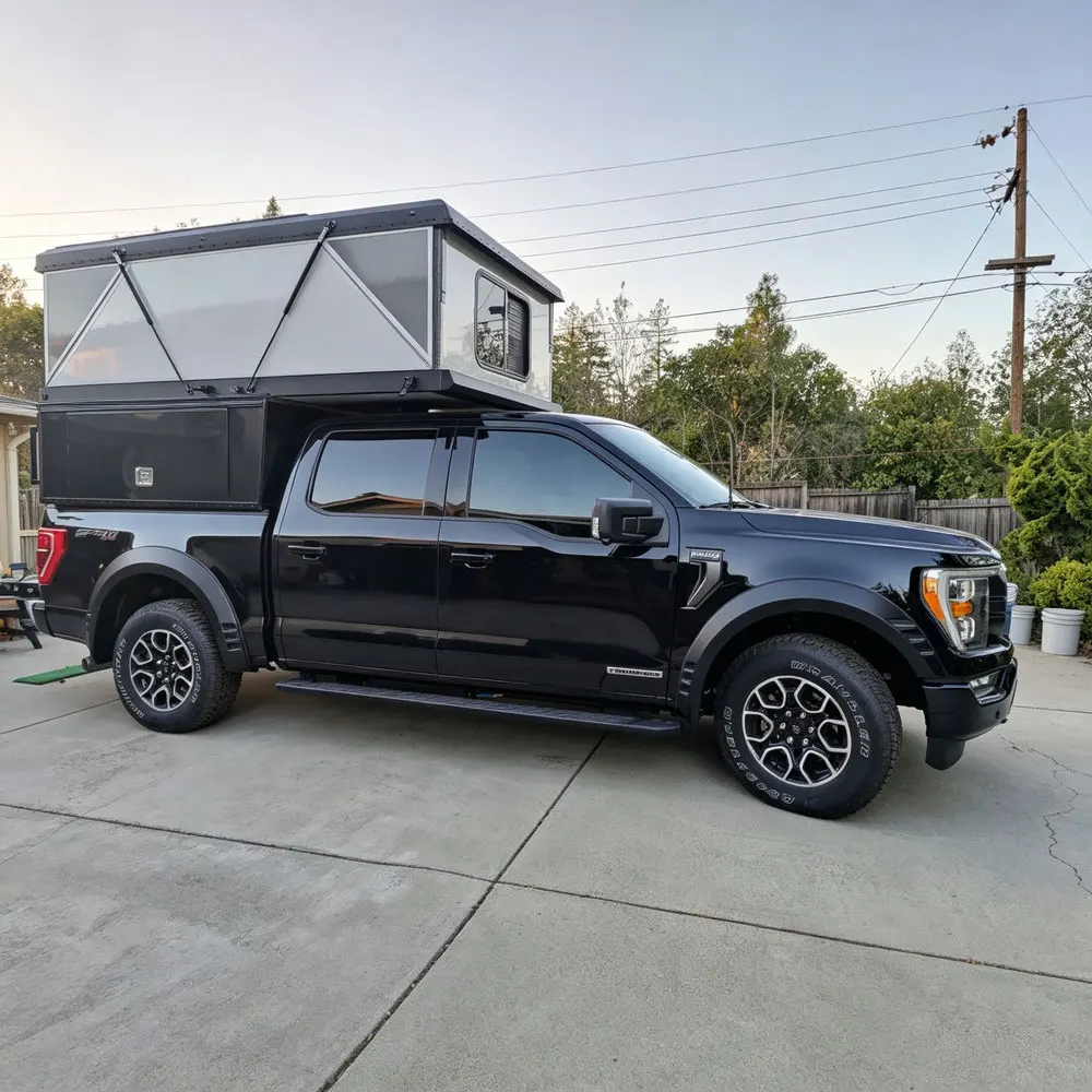 Camper Trailer Pod, for 4x4 Off-Road Travel, Australian Standard RV Motorhome, Luxury Overland Teardrop, Camping Expedition