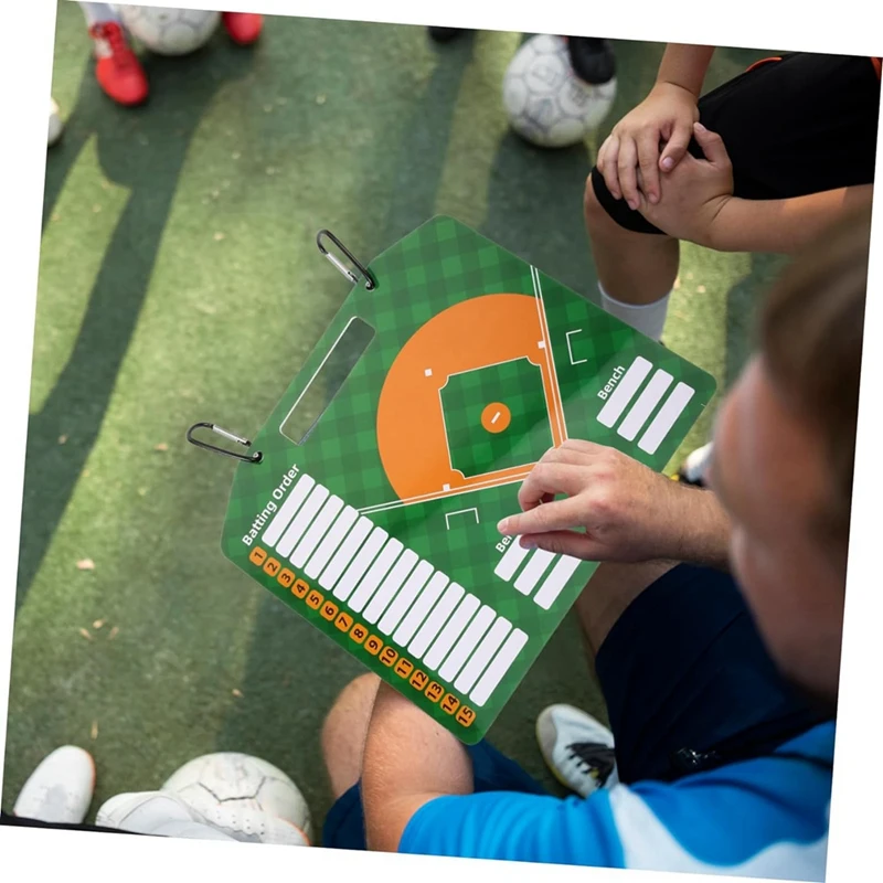 Honkbalbord Magnetische Honkbal Line-Up Board Softbal Honkbal Coaching Accessoires Droog Wissen Marker Board Schrijven