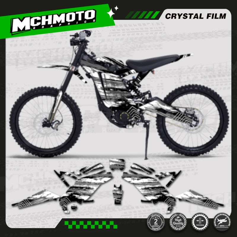 

MCHMFG для Surron Sur-ron Light Bee X S 3C 2021-2024, комплект графических наклеек и наклеек для команды мотоциклов -004