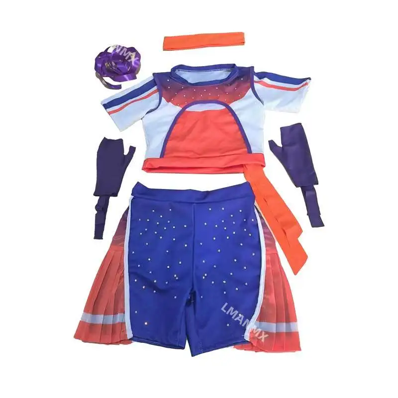 Childlike Collaboration Dance Dress, Little Lotus Style Children's Cheerleading Performance Dress