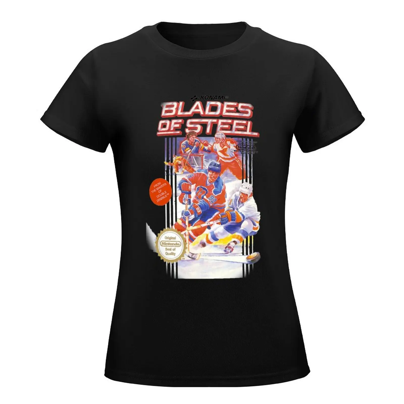 Blades of Steel T-Shirt lady clothes summer top t-shirts for Women graphic tees funny