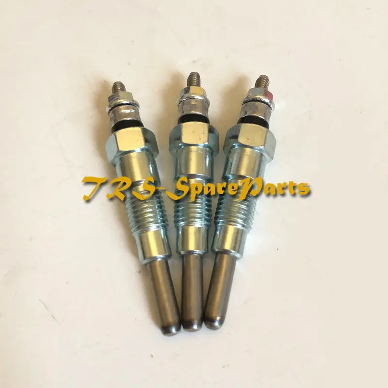 3pcs Glow Plug for Kubota D750 D850 D950 B1500 B7100 B7001 B8200 Engine