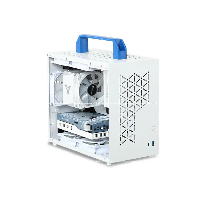 X70 Portable Handheld MATX/ITX Small Mainframe Box 120 Water-Cooled ATX Power Supply