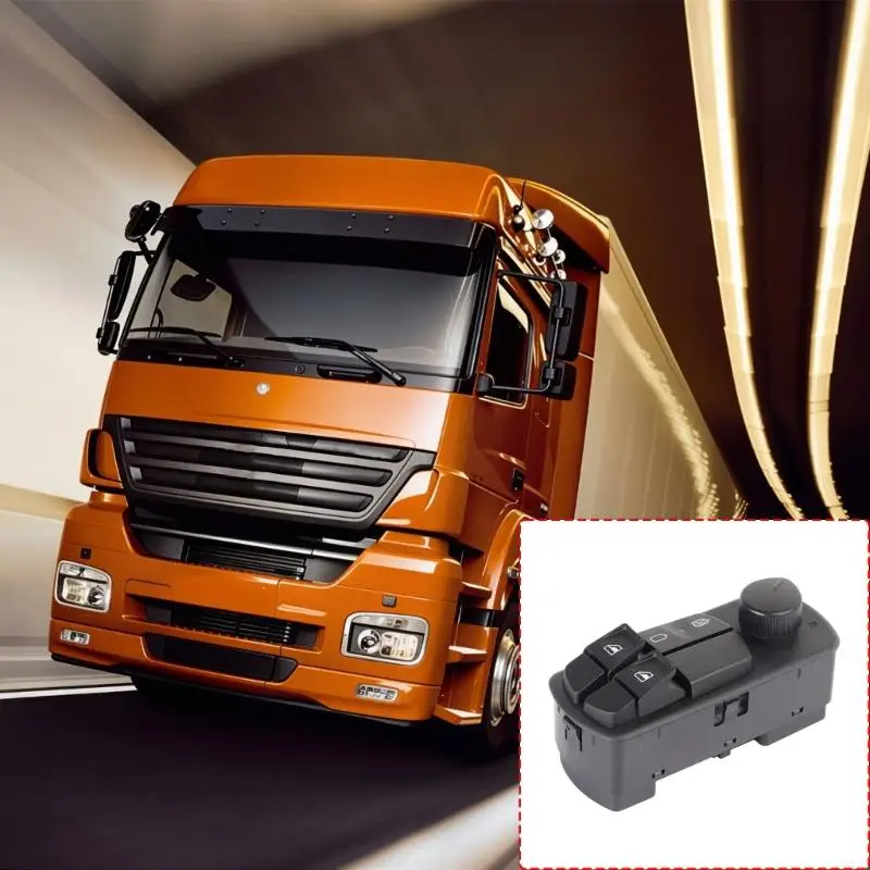 Truck Window Lift Control Unit A0055453813 Service Part, Plastic Housing Assembly for European Trucks Glass Raise and Lower D7YA