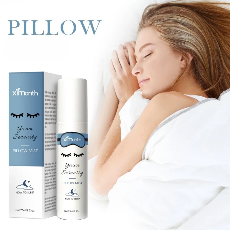 Insonnia Spary Deep Sleep piacevole alleviare l'ansia fatica stress relax olio essenziale aiuta a piacevole terapia del sonno Aids Spray