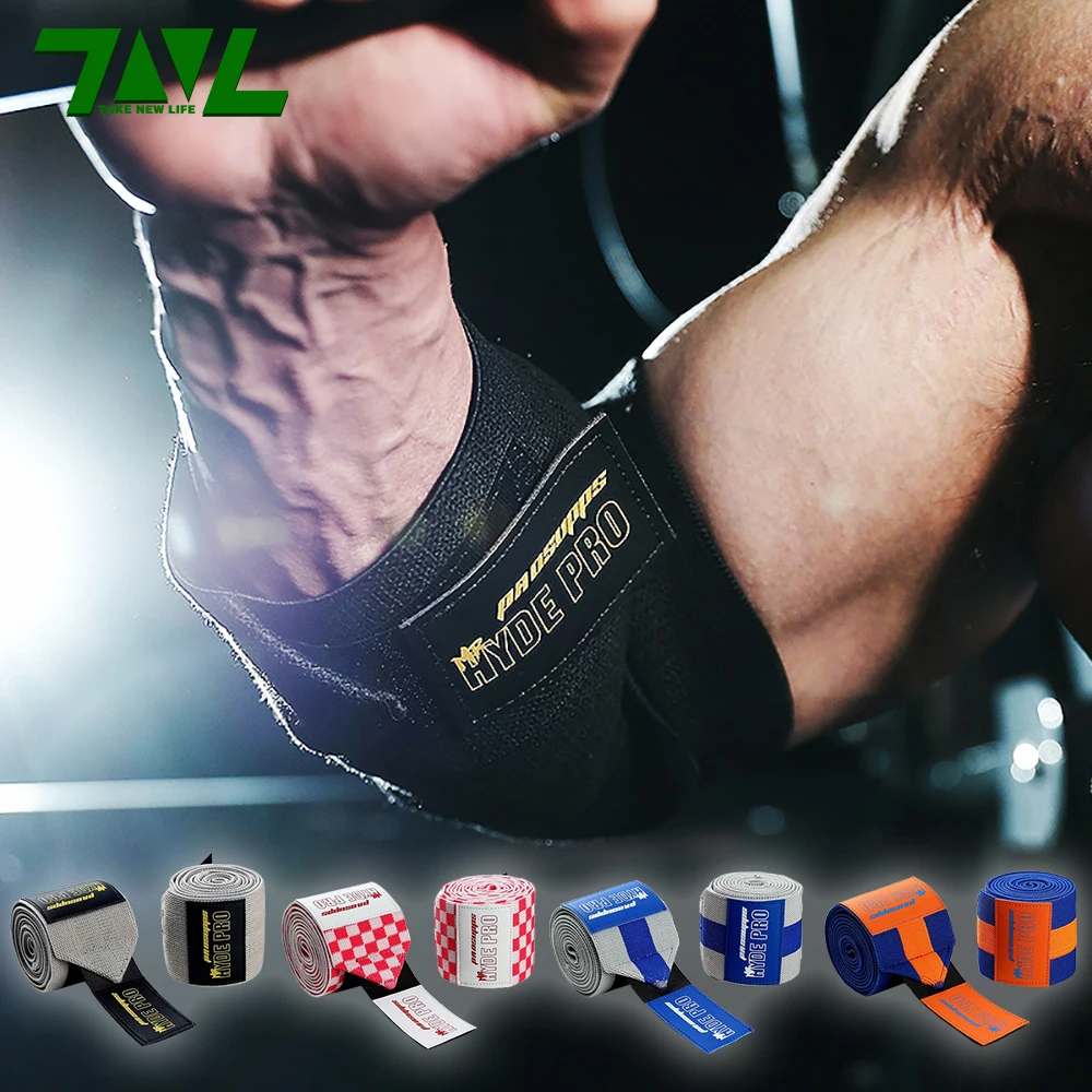 Quality Elbow Pads Wrap Bandage Strap Breathable Brace Support Gym Fitness Sport Protecter Pad for Weightlifting Bench Press 1PC