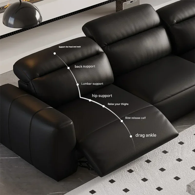 أرائك وصلت حديثًا للعناية بالبشرة، أرائك فاخرة للاسترخاء، أرائك حديثة مصنوعة من الجلد الإيطالي، أثاث Muebles فريد من نوعه #5