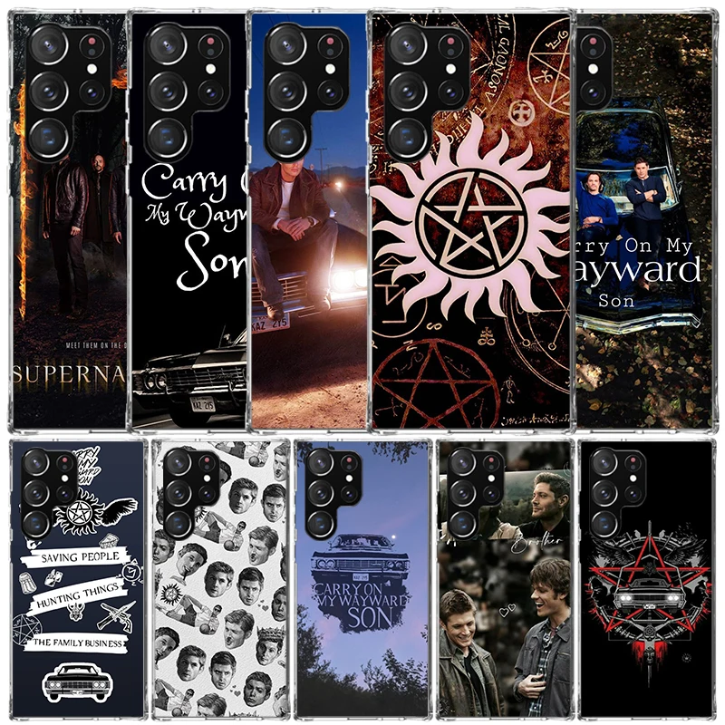 Babaite Supernatural SPN Dean And Sam Soft Cover for Samsung Galaxy S25 Edge S26 S24 S23 Ultra Phone Case S22 S21 Plus S20 FE Pr