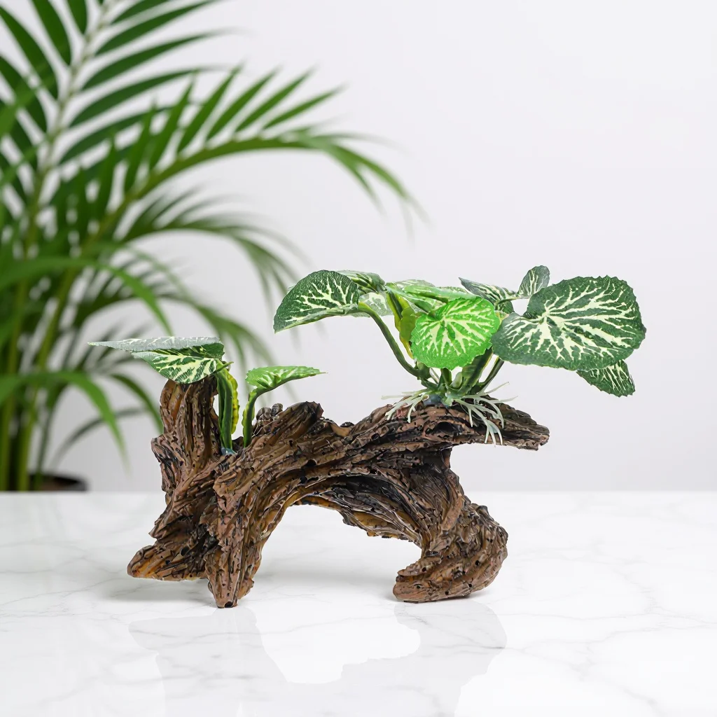 

Reptile Tank Simulation Plant Natural Lifelike Decoration Artificial Aquarium Plant Ornament Terrarium Supplies