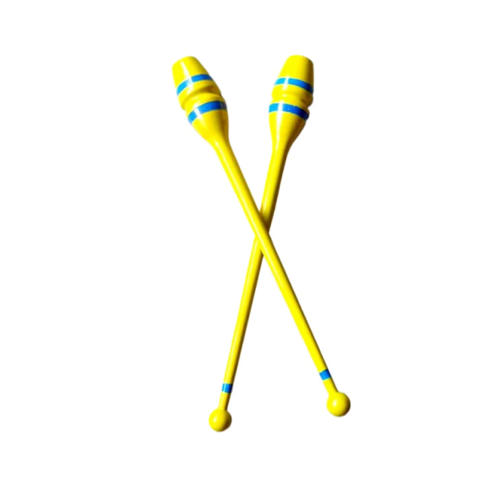 Zweifarbige Ganzgummi-Antirutsch-Gymnastikschlägel für Junior-Training, Tanzstäbe, einsteckbare Schlägel 45cm/17,7 Zoll – Detail 10