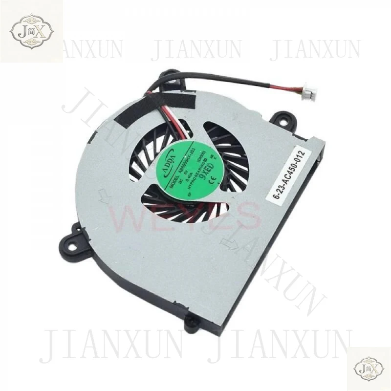 New ADDA AB6505HX-J03 DC5V 0.40A 3-Pin CPU Cooling Fan For MSI S6000 X600 CWC45X 6-31-W25HS-100