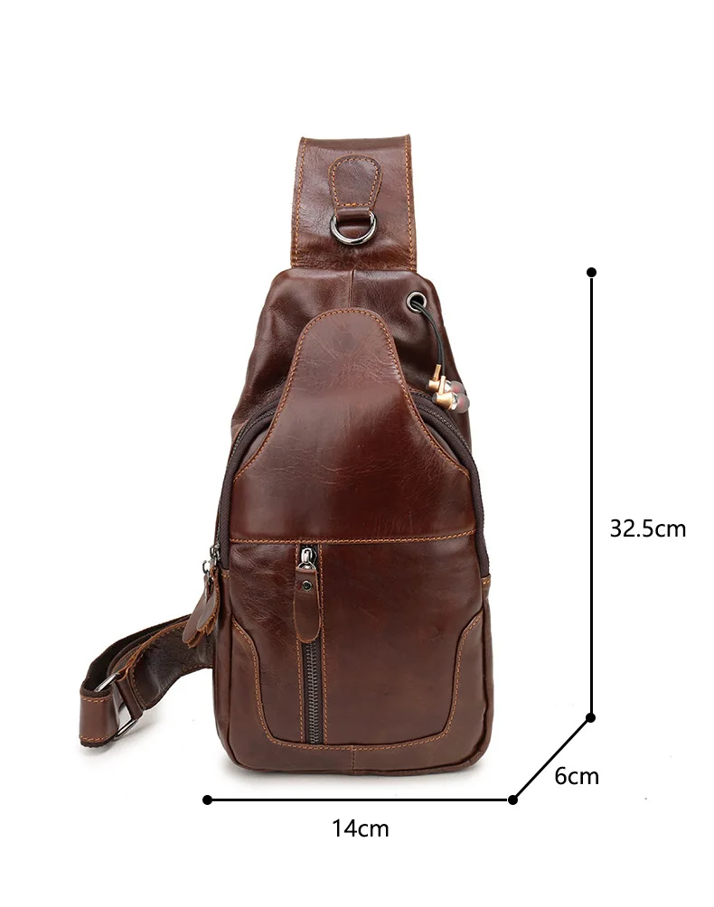 Sacos crossbody de couro vaca real, bolsa casual masculina pequena ao ar livre, cera de óleo, couro de vaca, pele natural, alta qualidade, feitos