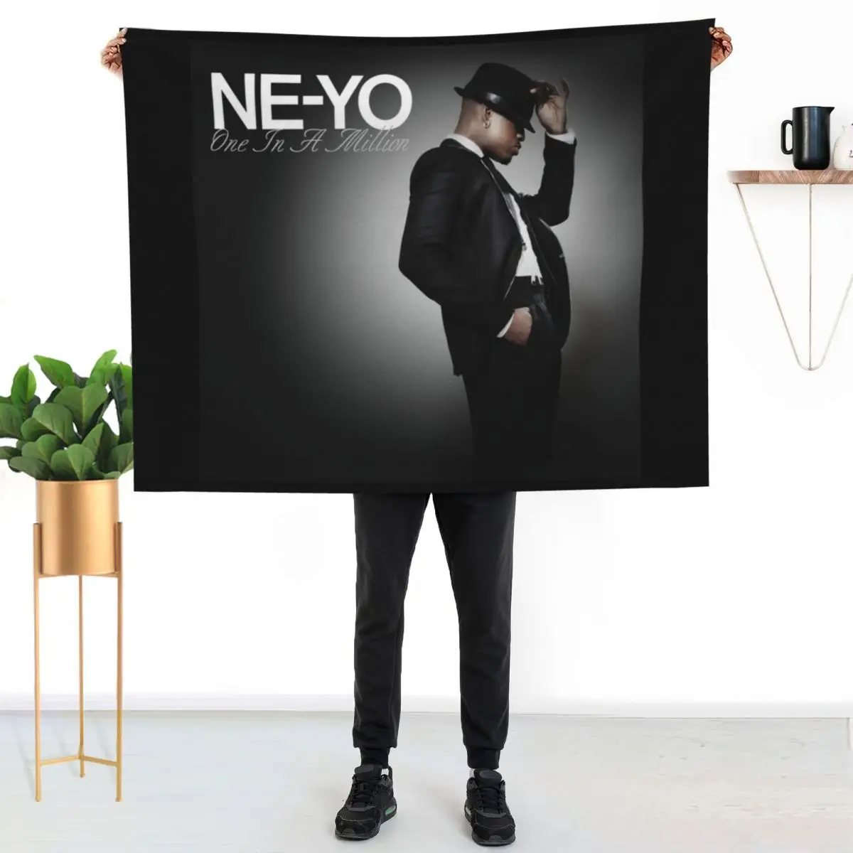 Ne Yo one-in a million Throw Blanket Flannel Luxury Brand manga funny gift Custom Decorative Throw Blankets