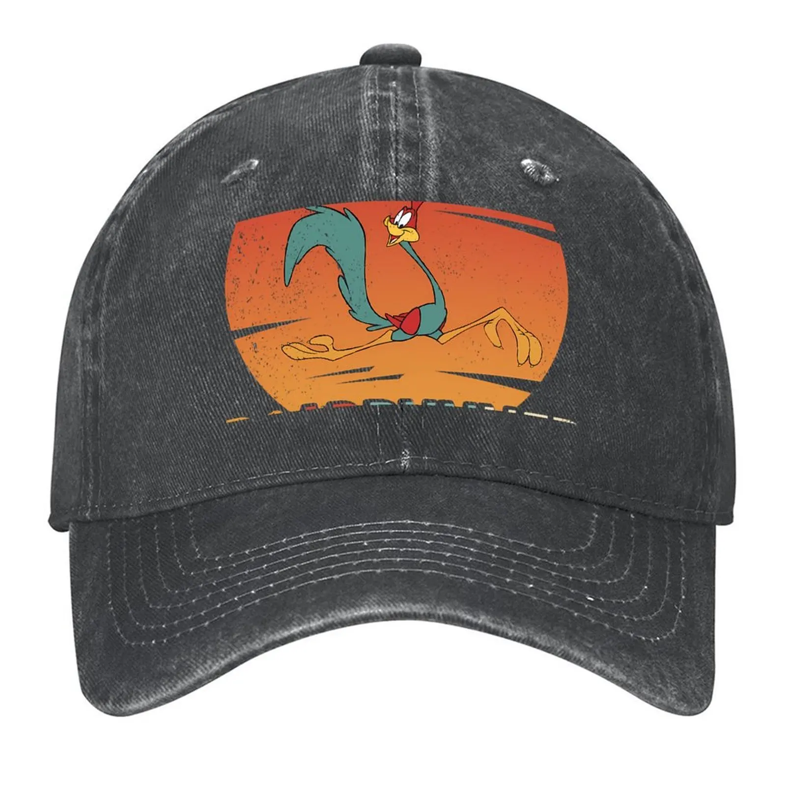 

Vintage Retro Roadrunner Silhouette Baseball Cap fashionable Anime Hat Hat Beach Kids Hat Man Women's