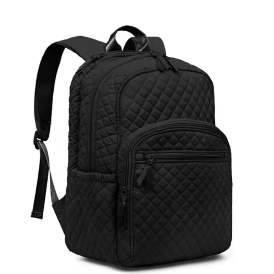 

Backpack for WomenCollege Backpack Quilted Casual Daypack Waterproof Bookbag for 15.6Inch Laptop