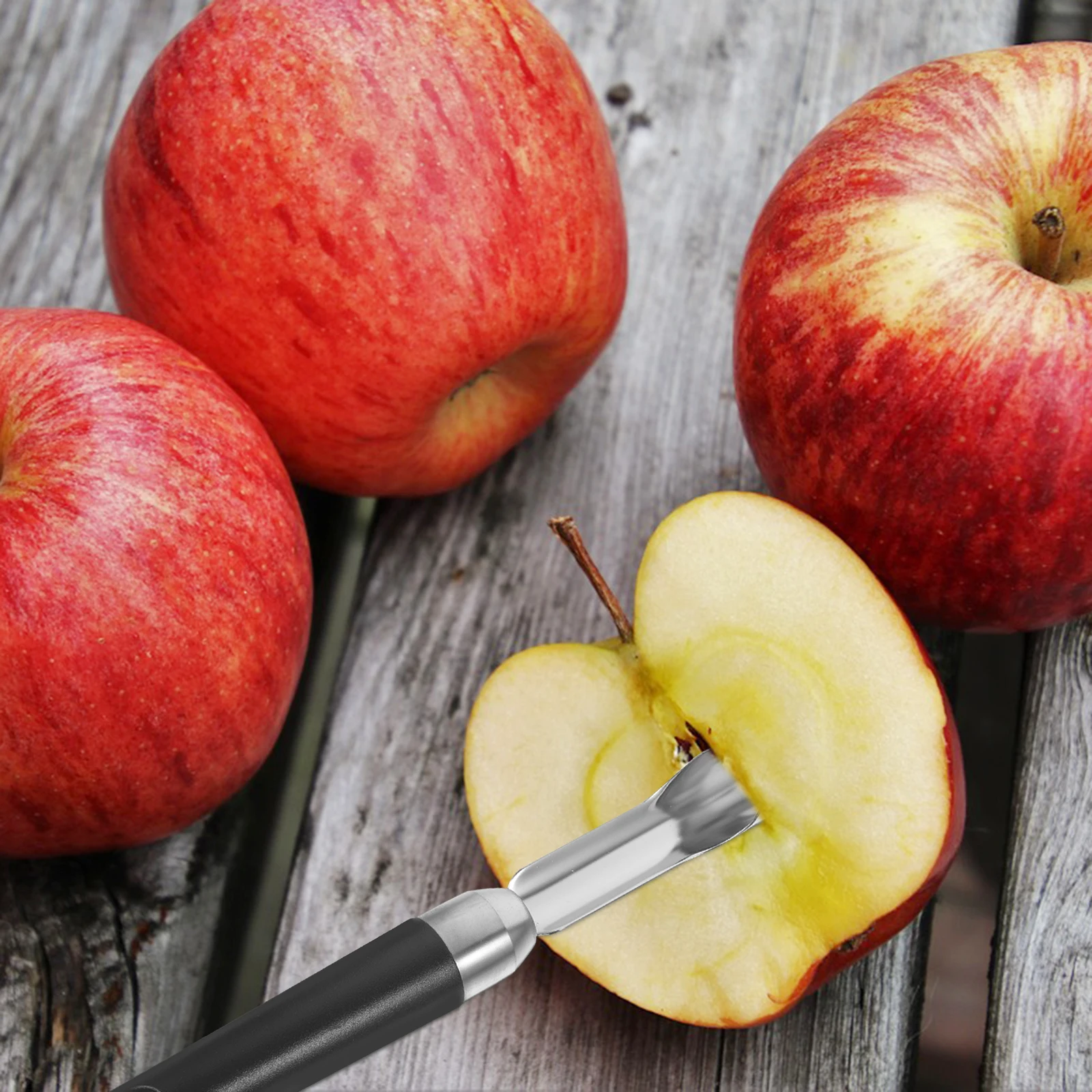 

1pc Fruit Corer Steel Fruit Core Remover Kitchen Tool for Apple Pear Tomato Removal Easy Clean Vegetable Peeler