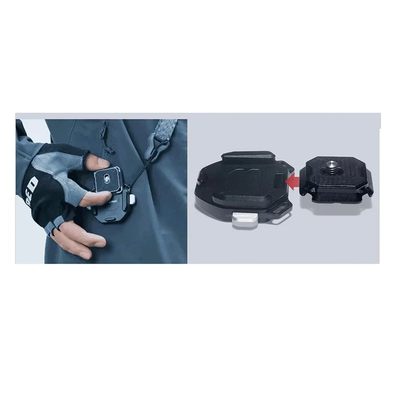 ABZZ-F38 Multi-Hole Quick Release Base F38 Multi-Hole Quick Release Kit Forcamera Toshoulder Strap