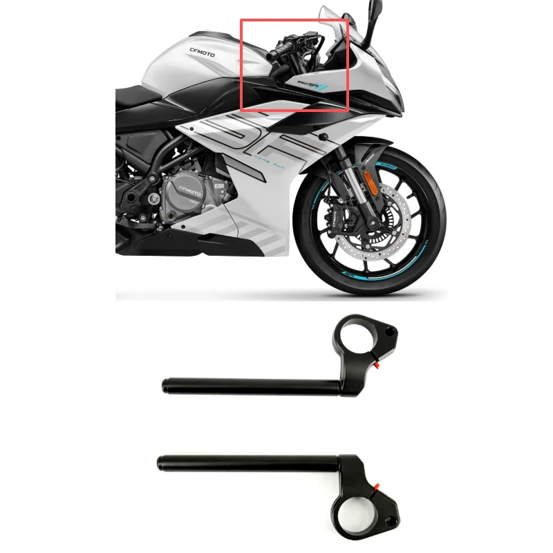 For CFMOTO 250SR-FUN Handlebar CF MOTO 250SR CF250 Handle Bar Motorcycle  Accessories  Original Parts
